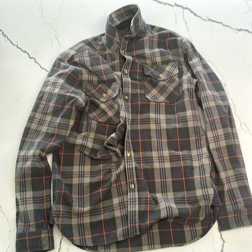 I am selling a multi colored flannel